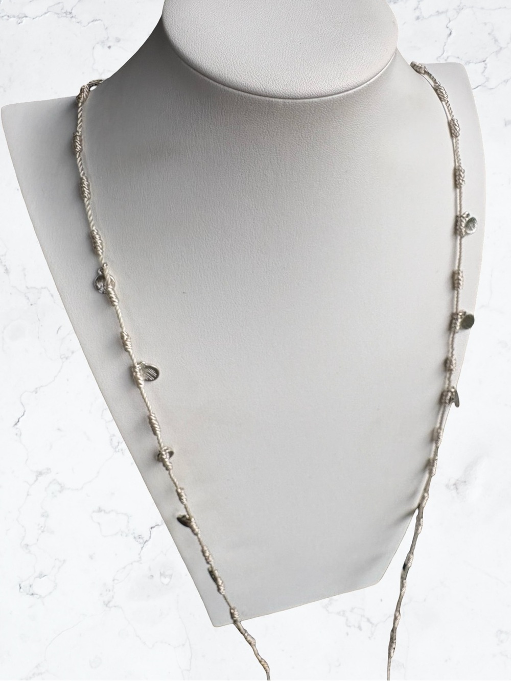 J. Jill Silver-Tone Layered Teardrop Pendant Necklace - Picture 3 of 4